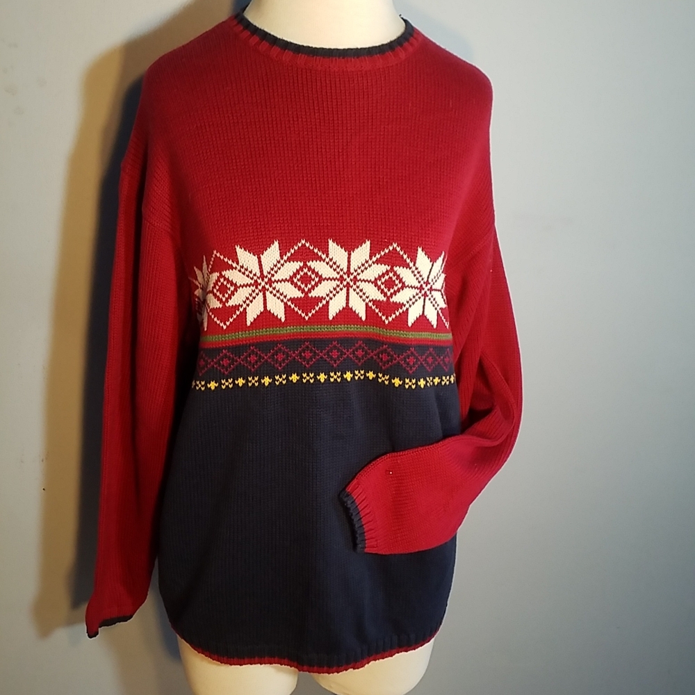 GAP SWEATER XXL (14-16) Red / Navy